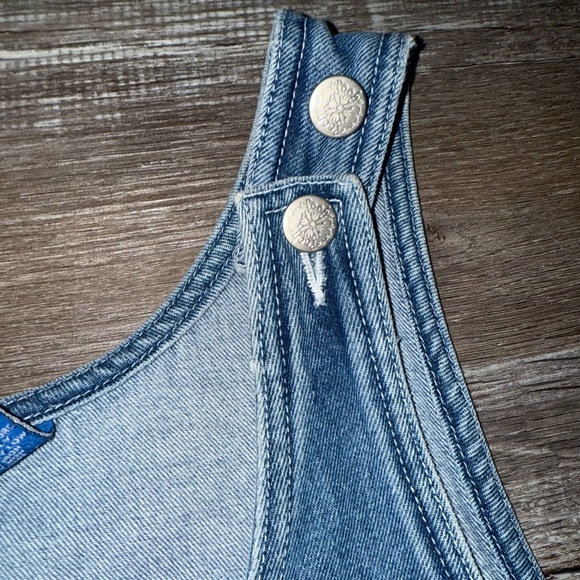 Vintage Denim Pooh (Disney) Sleeveless Dress with Embroidery. - Picture 9 of 11